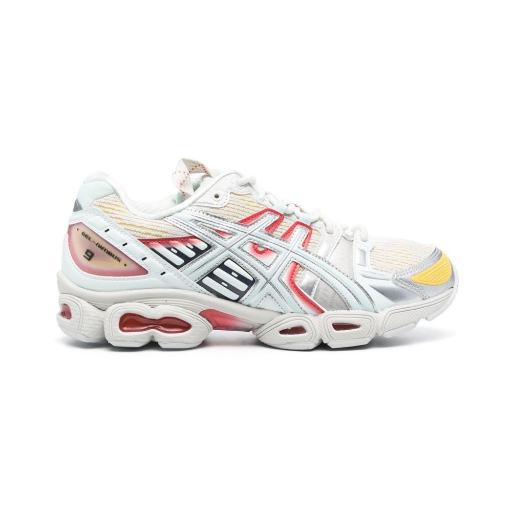 ASICS gel nimbus 9 glacier grey soothing sea men's size 5 women's 6.5 UK 4